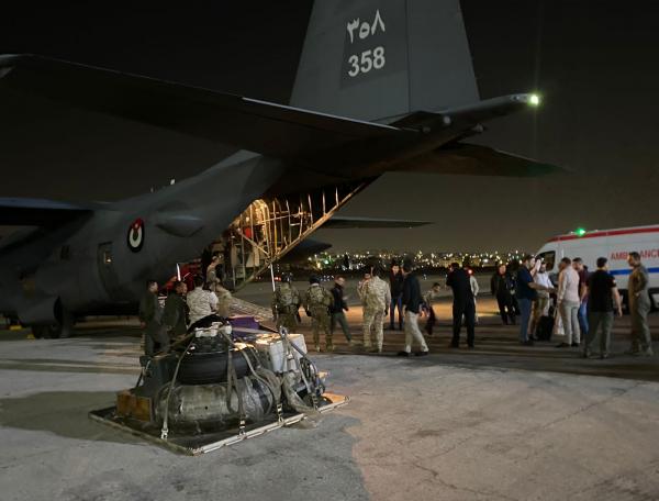 وصول طائرة الإجلاء الأردنية العاشرة من السودان إلى عمان