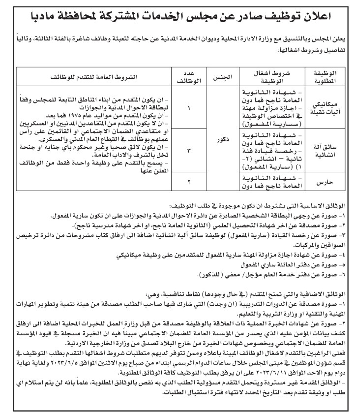 وظائف شاغرة ومدعوون لإجراء الامتحان التنافسي - اسماء