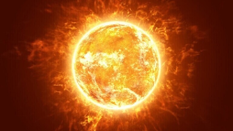الشمس تدخر الطاقة لتوجهها نحو الأرض