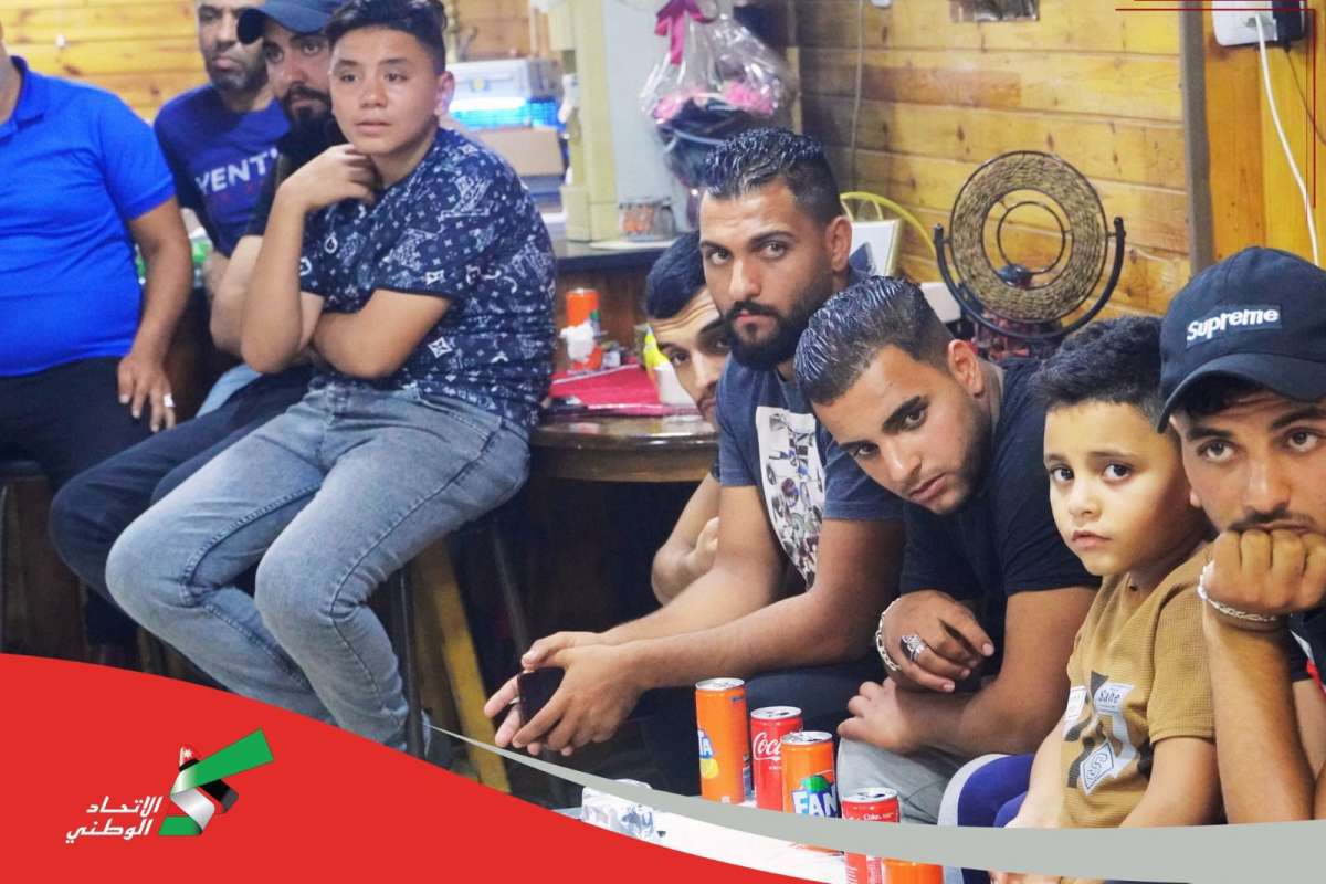 زيارة ناجحة لحزب الاتحاد الوطني الأردني إلى مخيم اربد تركز على القضية الفلسطينية والبطالة