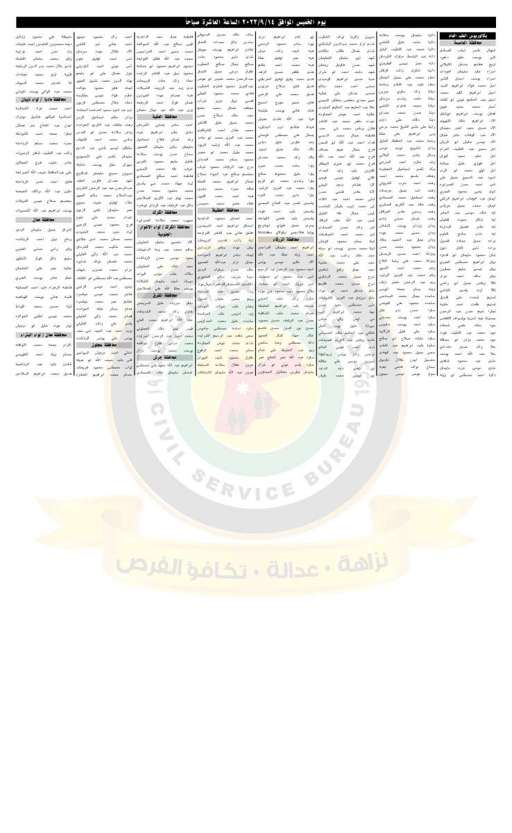 وظائف شاغرة ومدعوون للتعيين في الصحة   - أسماء