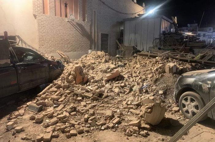 مشاهد متداولة لحالة الهلع التي خلفها زلزال المغرب (فيديو)