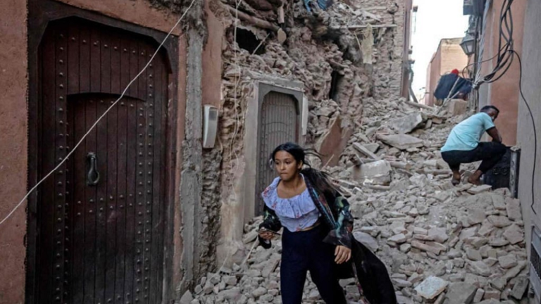 مشاهد متداولة لحالة الهلع التي خلفها زلزال المغرب فيديو