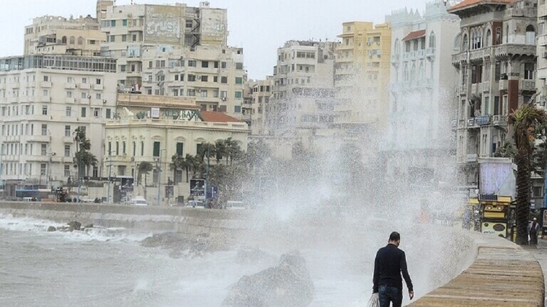 الأرصاد الجوية المصرية تكشف مستوى خطورة العاصفة دانيال على البلاد