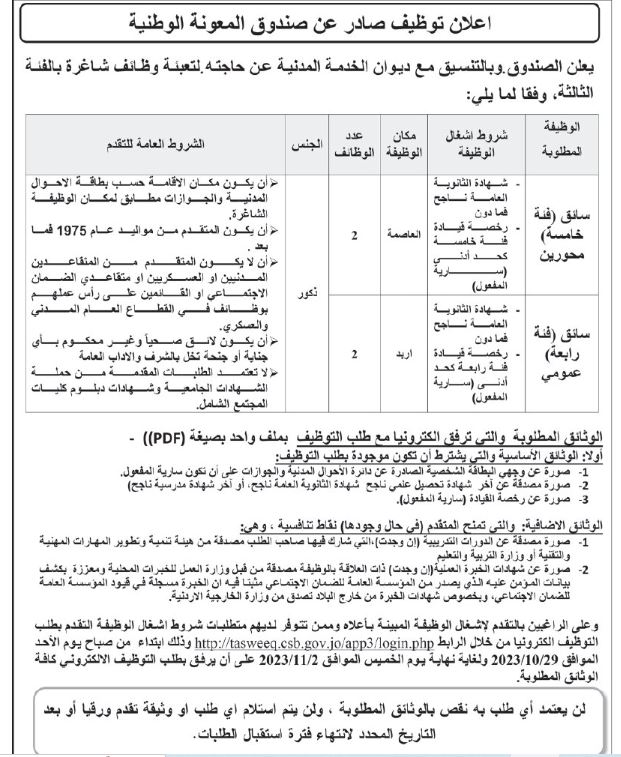 وظائف شاغرة ومدعوون لإجراء المقابلات الشخصية (أسماء)