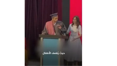 طالب أردني يهاجم دعم ألمانيا للاحتلال أثناء تخرجه من جامعتها (فيديو)