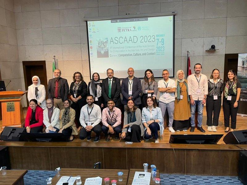 كلية العمارة والتصميم في جامعة البترا تنظم المؤتمر العالمي ASCAAD-23