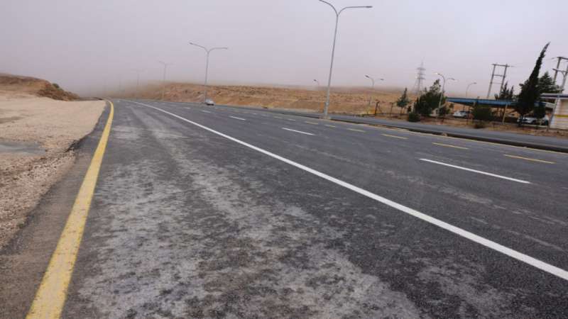 افتتاح الطريق الصحراوي الممتد من منطقة نزول النقب إلى الحميمة