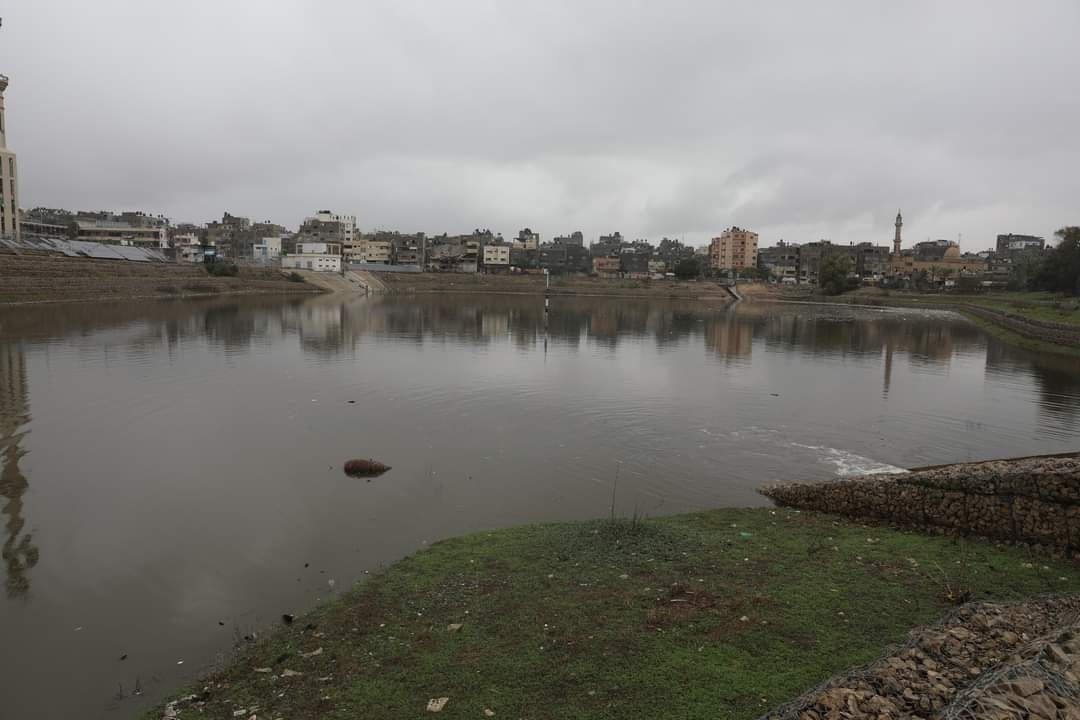 بلدية غزة تحذر من فيضان بركة تجميع الأمطار في الشيخ رضوان