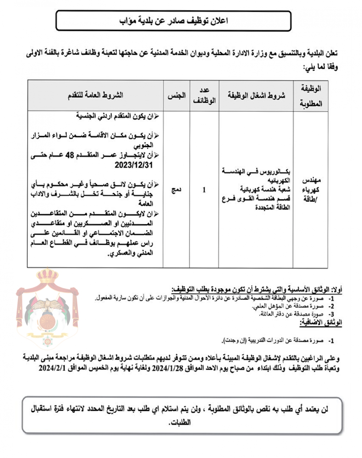 وظائف شاغرة ومدعوون للمقابلات الشخصية (أسماء)