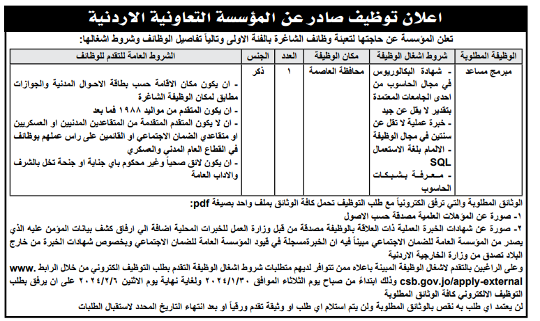 وظائف شاغرة ومدعوون للتعيين (أسماء)