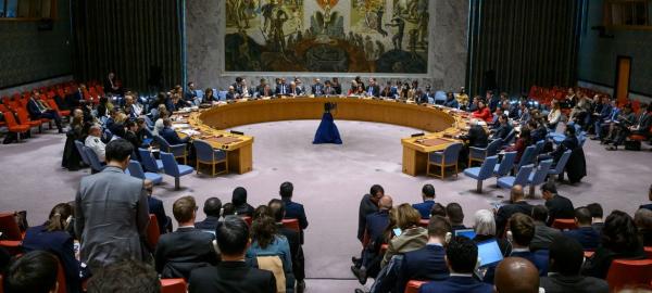 مشروع قرار أمام مجلس الأمن لوقف الحرب لأسباب إنسانية في غزة