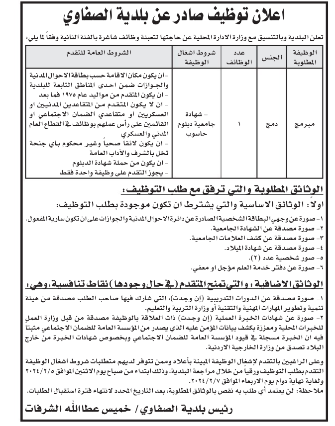 مدعوون للتعيين ووظائف شاغرة في وزارات ومؤسسات (أسماء)