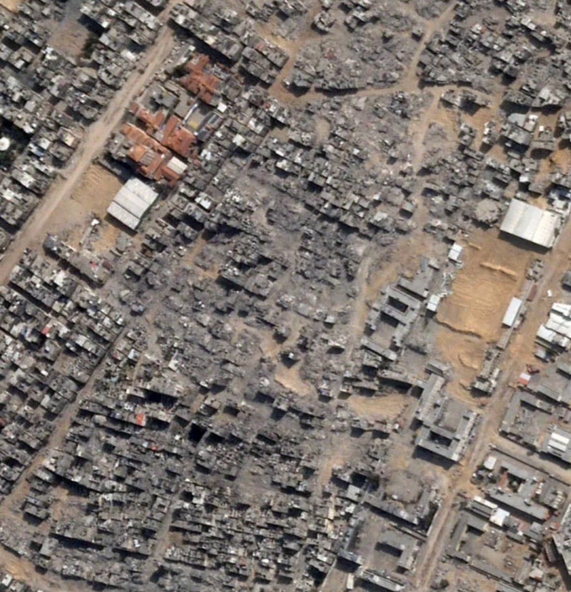 هآرتس: صور الأقمار الصناعية تكشف حجم الدمار في خان يونس