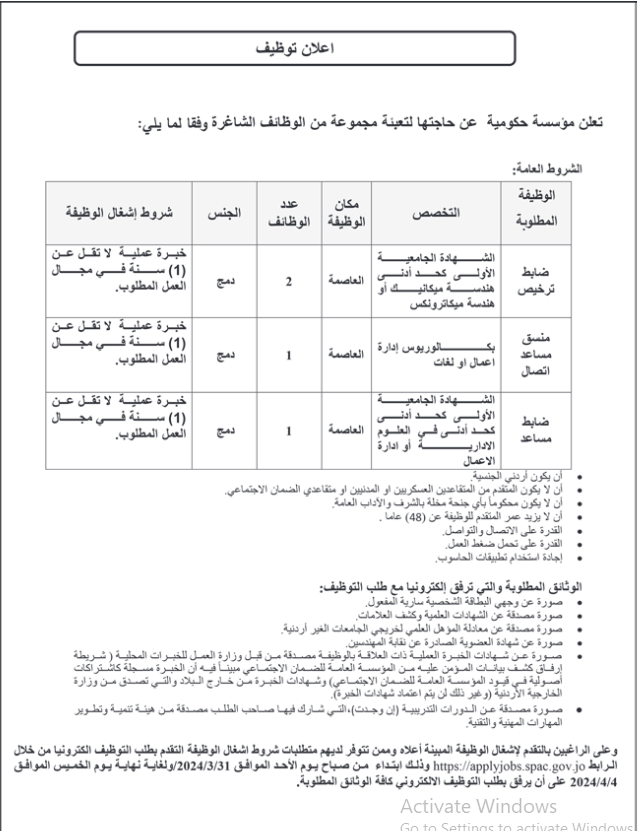 وظائف شاغرة ومدعوون للتعيين- تفاصيل