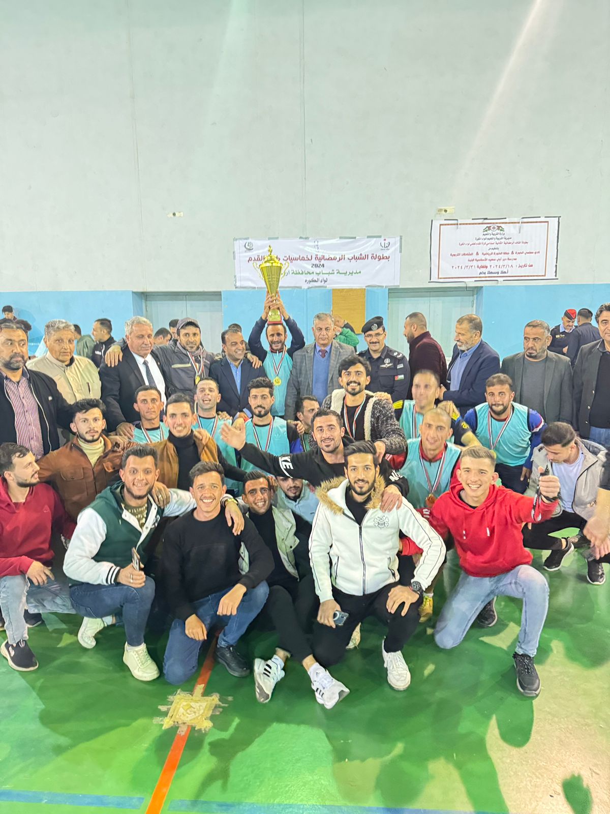 اختتام منافسات الدور الأول لبطولة الشباب الرمضانية لخماسيات كرة القدم في محافظة إربد