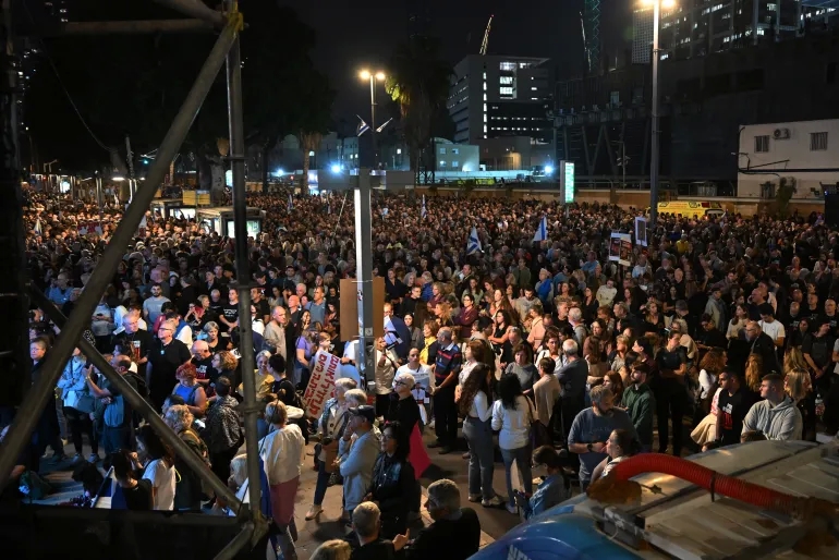 مظاهرة في تل أبيب تطالب بإبرام صفقة تبادل