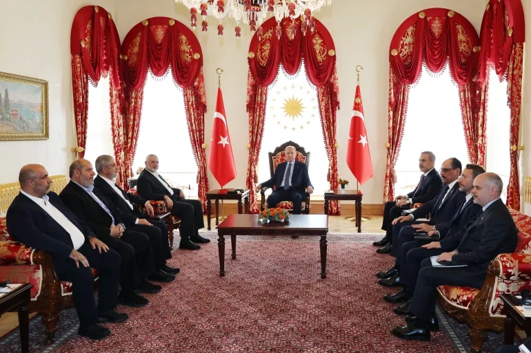 عاجل  تفاصيل لقاء اردوغان واسماعيل هنية في اسطنبول
