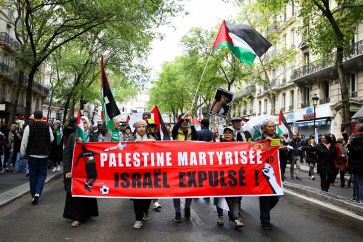 برلين تشهد مظاهرة احتجاجية ضد الحرب الإسرائيلية على غزة