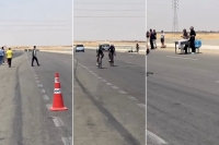 سائقة دراجة مصرية تُسقط زميلتها خلال سباق.. وفتح تحقيق في الواقعة