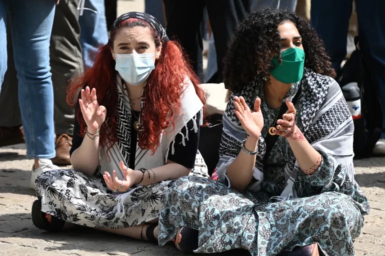 عاجل طلاب بجامعة برينستون الأميركية يضربون عن الطعام تضامنا مع غزة