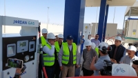 المشروع الأول من نوعه.. وزير الطاقة يفتتح محطة الغاز الطبيعي المضغوط في الريشة