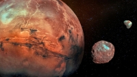 صور قديمة تكشف بعض أسرار قمر الخوف الغامض قرب المريخ