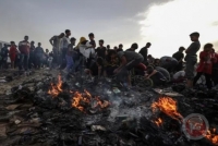 الدفاع المدني بغزة: أغلب شهداء مجزرة مواصي رفح أطفال ونساء