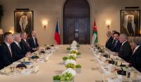 الملك يلتقي رئيس التشيك ويؤكد أنه لا سلام ولا استقرار بالمنطقة دون حل عادل وشامل للقضية الفلسطينية