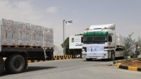 وصول 70 شاحنة مساعدات إنسانية من الأردن لغزة