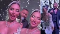 عروس تونسية تثير الجدل برقصتها في حفل الزفاف مع تامر حسني