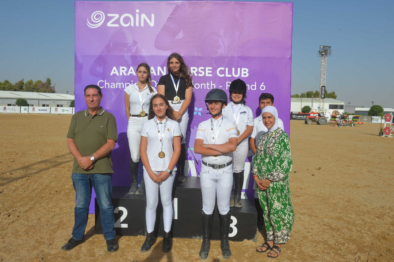 منافسة مثيرة في جولة زين الاردن ضمن منافسات بطولة التحدي للجواد العربي