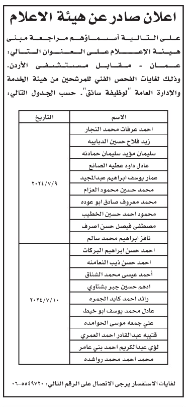 وظائف شاغرة ومدعوون للتعيين- تفاصيل