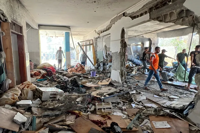 حماس: مجزرة مدرسة خديجة تؤكد انسلاخ إسرائيل عن كل القيم الإنسانية