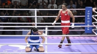 مفاجأة بعد 46 ثانية.. ملاكمة توضح سبب انسحابها أمام الجزائرية إيمان خليف المثيرة للجدل!