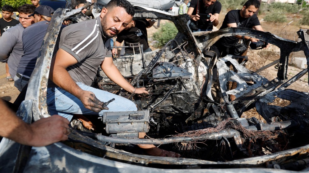 5 شهداء جراء قصف قوات الاحتلال الإسرائيلي مركبة شمال طولكرم