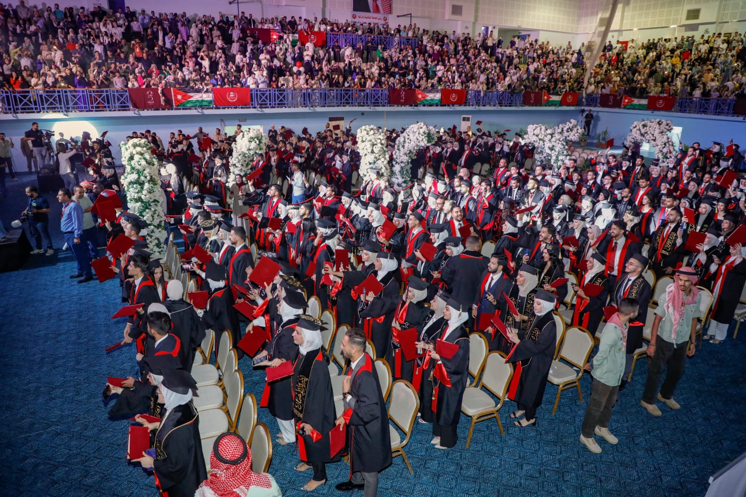 انطلاق احتفالات تخريج الفوج (26) فوج اليوبيل الفضي في الجامعة الهاشمية