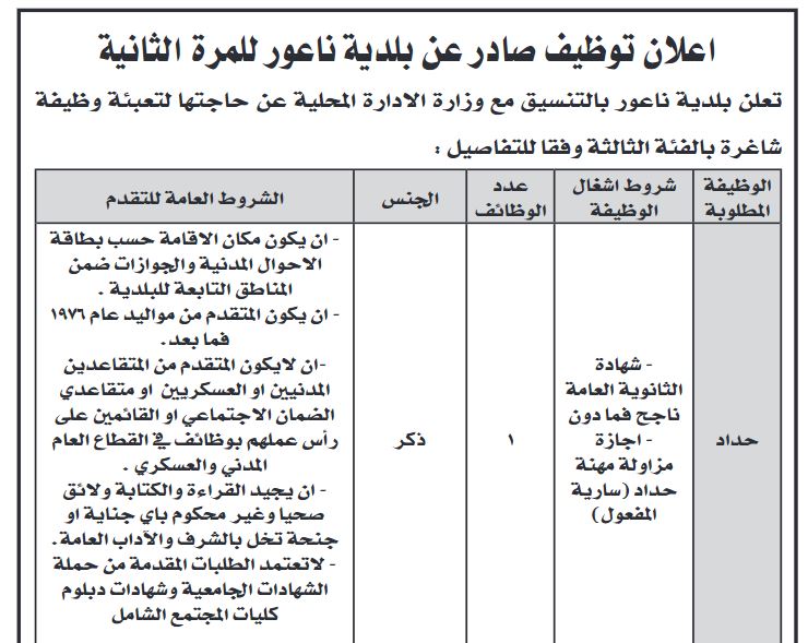 وظائف شاغرة ومدعوون لإجراء المقابلات الشخصية (أسماء)