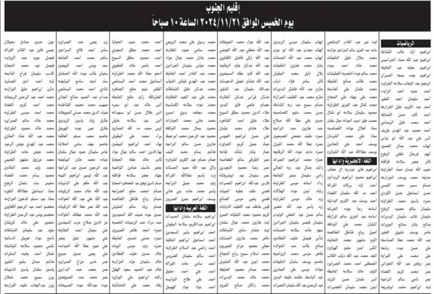 التربية تدعو مئات المعلمين لامتحانات توظيفية -أسماء