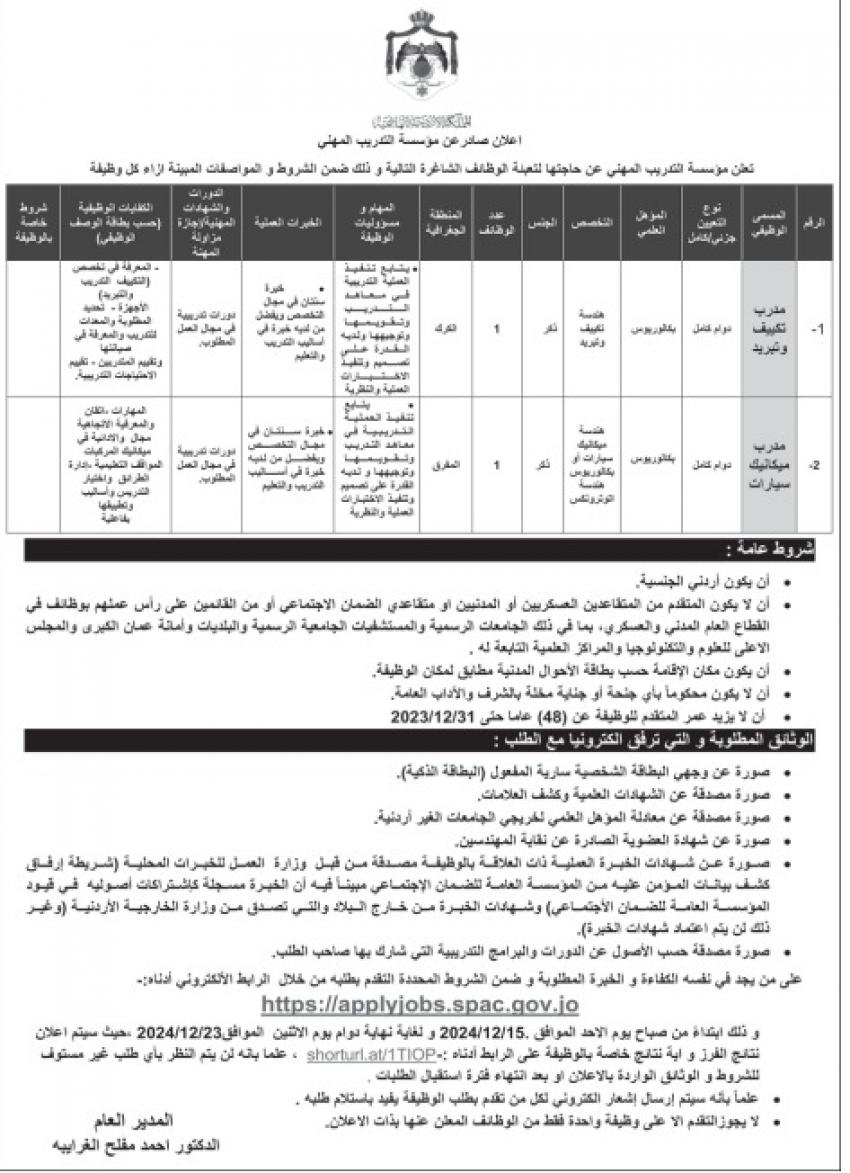 شواغر ومدعوون للمقابلات والامتحان التنافسي (أسماء)