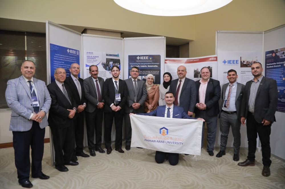 فرع IEEE الطلابي في جامعة عمان العربية يتميز على مستوى الجامعات الأردنية