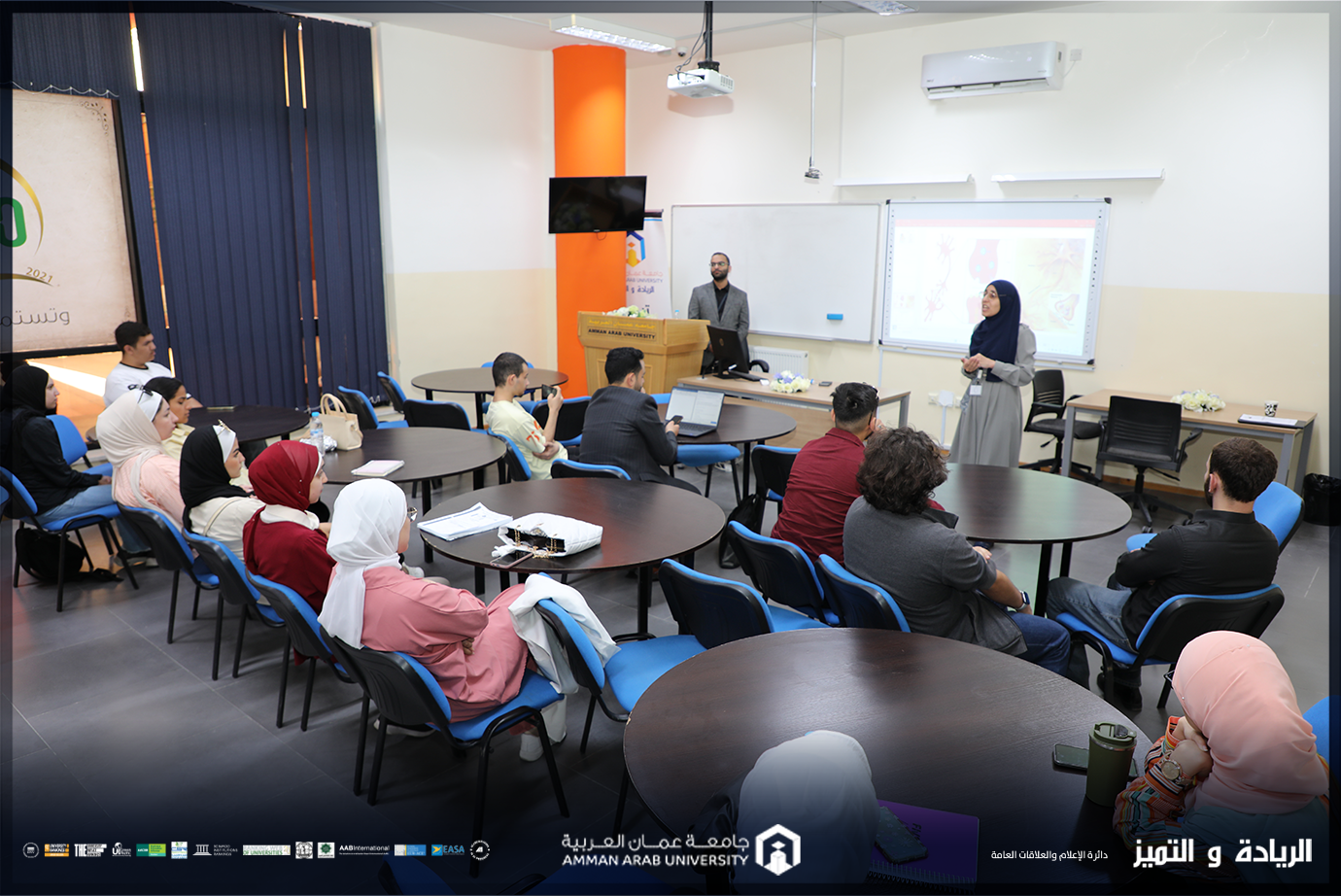 كلية الآداب والعلوم في عمان العربية تعقد ورشة حول الوقاية من المخدرات بين الكيمياء والقانون كلية الآداب والعلوم في عمان العربية تعقد ورشة حول الوقاية من المخدرات بين الكيمياء والقانون