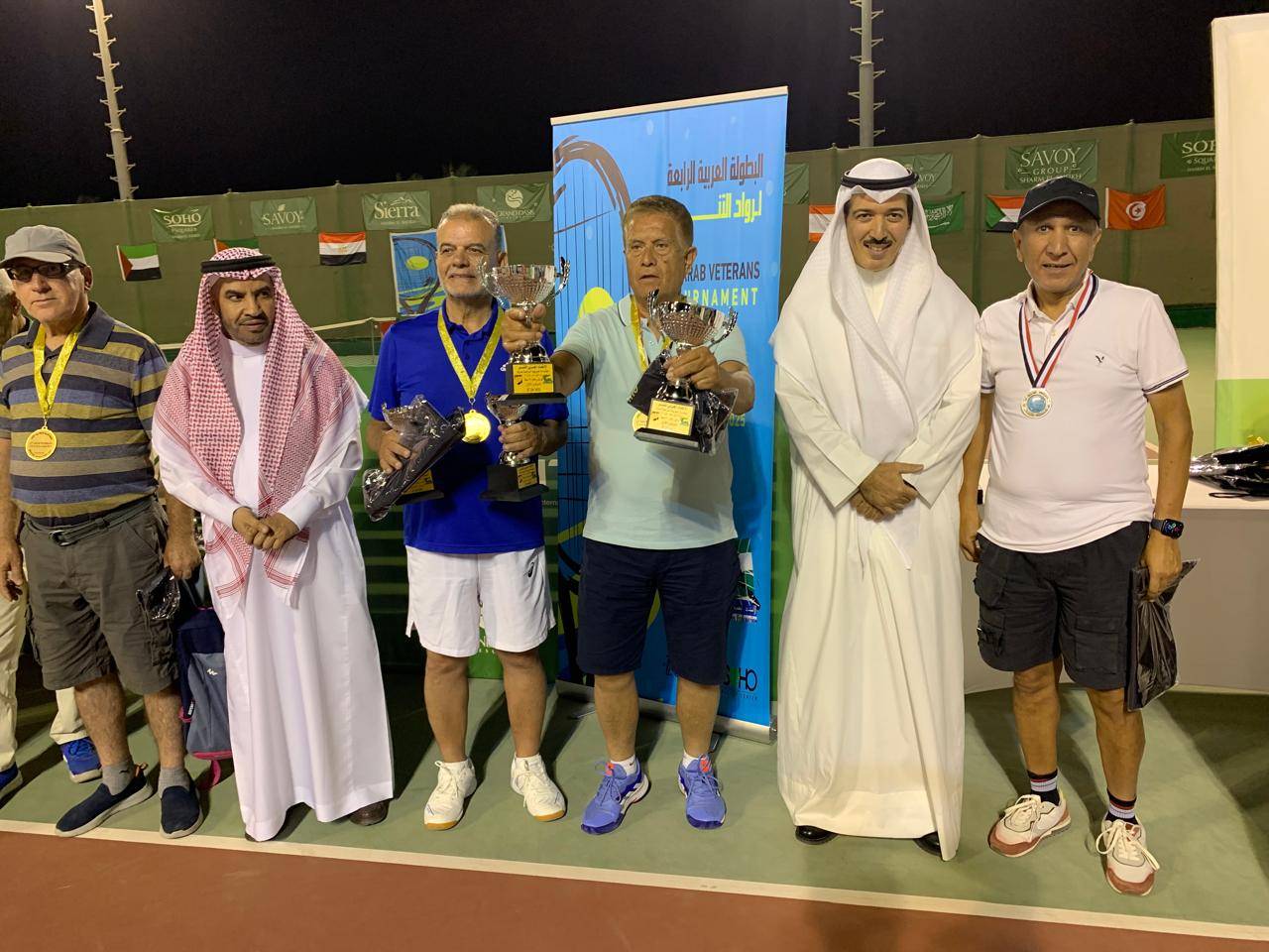 إنجاز أردني في البطولة العربية لرواد التنس بشرم الشيخ والرئيس الفخري يثمّن المشاركة