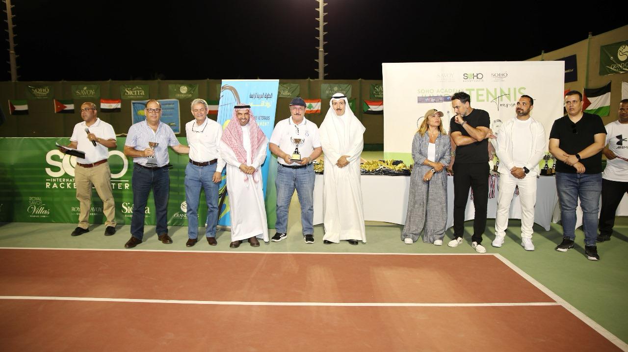 إنجاز أردني في البطولة العربية لرواد التنس بشرم الشيخ والرئيس الفخري يثمّن المشاركة