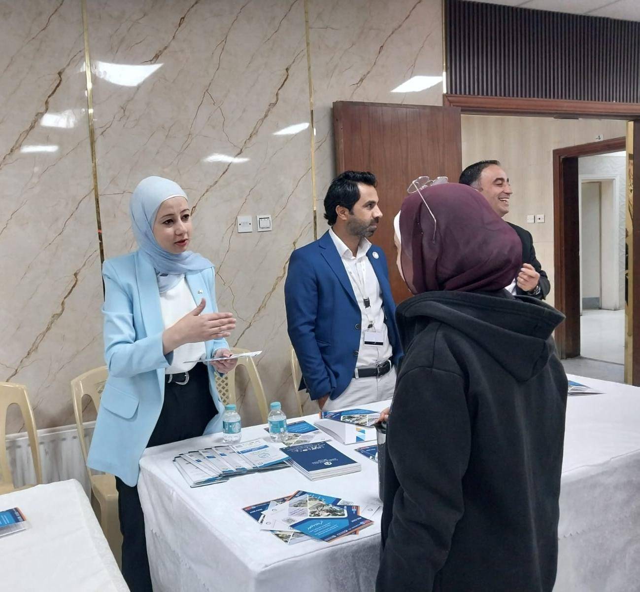 جامعة عمان العربية تشارك مدارس الاتحاد في فعالية يوم التحدث الوظيفي