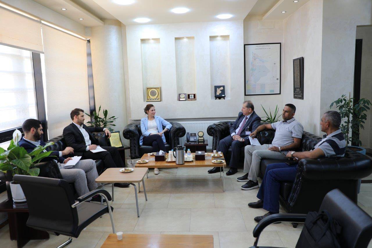 رئيس جامعة عمان العربية يستقبل وفداً من الوكالة الألمانية للتعاون الدولي giz