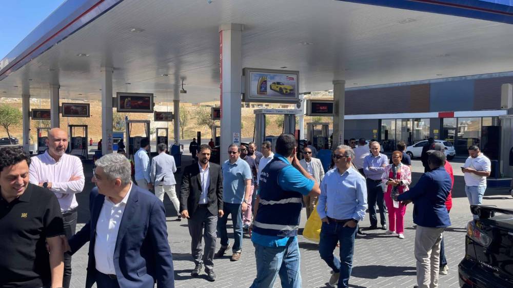 زيارة شركة جليباركو Gilbarco Veeder-Root العالمية لشركة المناصير للزيوت والمحروقات