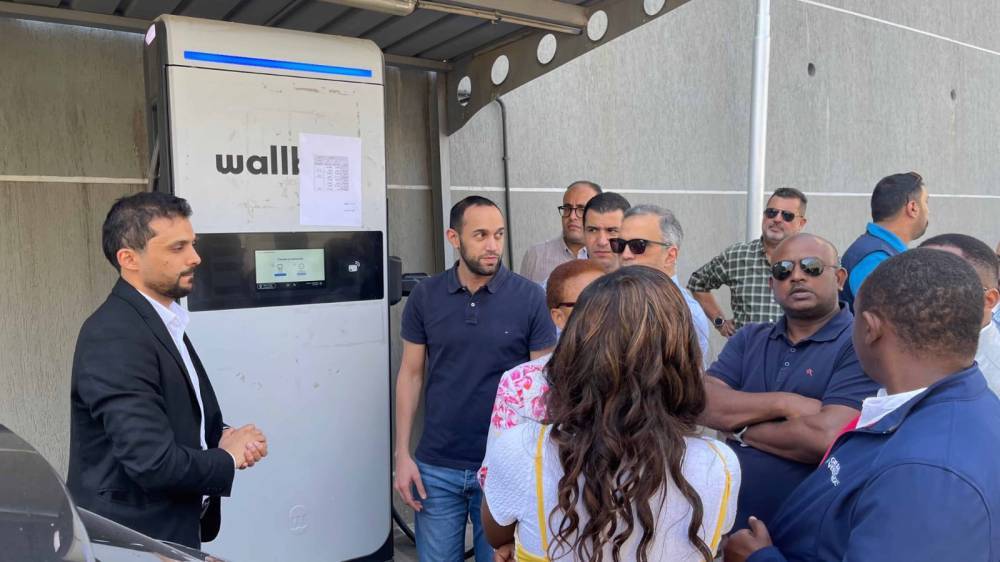 زيارة شركة جليباركو Gilbarco Veeder-Root العالمية لشركة المناصير للزيوت والمحروقات