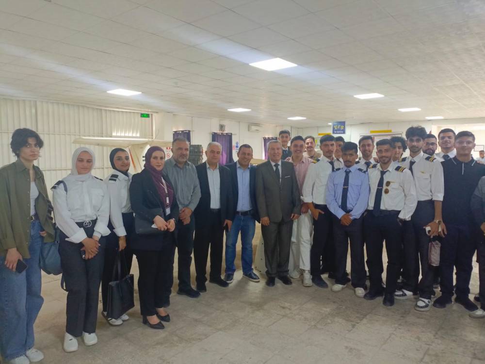جامعة عمان العربية تنظّم زيارة تعليمية لطلبة كلية علوم الطيران إلى أكاديمية الشرق الأوسط للطيران