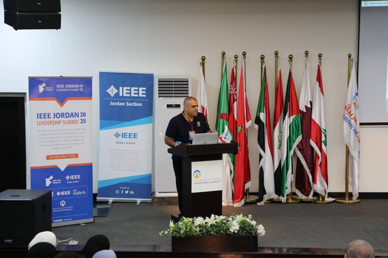 جامعة عمان العربية تستضيف قمة IEEE Jordan Leadership Summit 2025 للجامعات الأردنية